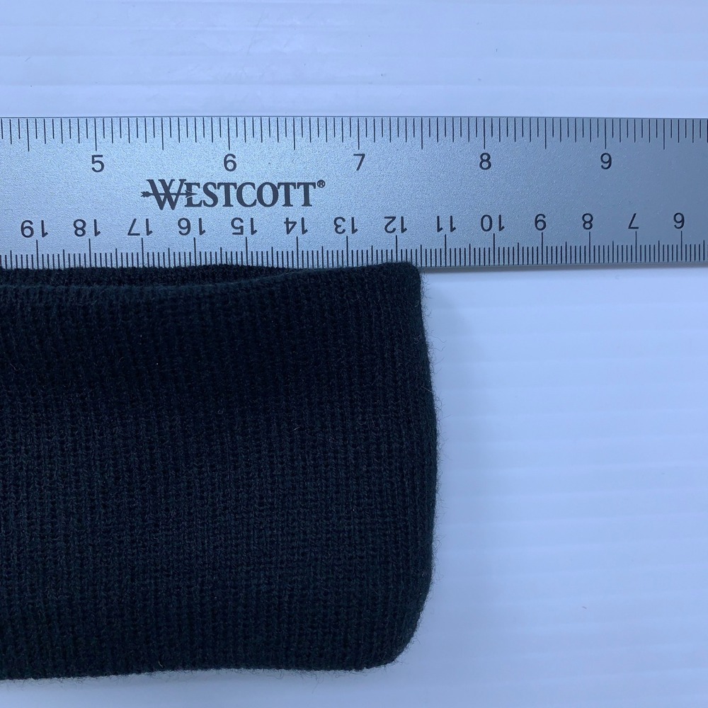Budweiser Unisex OS Black Red Embroidered Logo Knit Winter Headband New - Picture 4 of 9